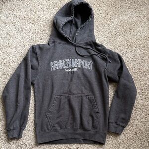 Kennebunkport Maine Women's Charcoal Hoodie